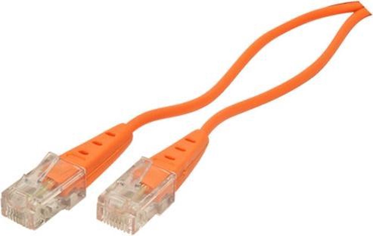 shiverpeaks BASIC-S RJ45 - RJ45 0.5m, 0,5 m, RJ45, RJ45, Oranje, Mannelijk, Mannelijk