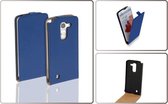 LELYCASE Blauw Premium Lederen Flip Case Hoesje LG G Pro 2