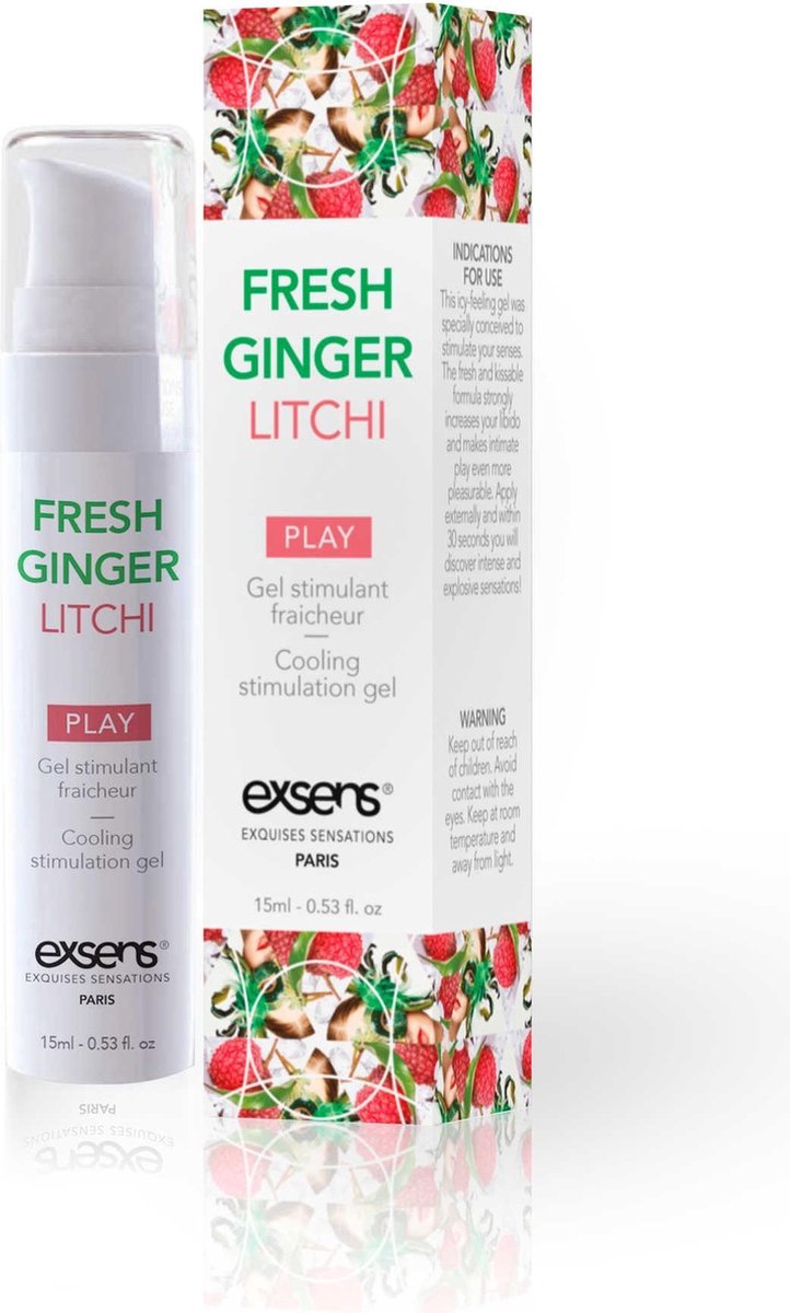 Exsens - Fresh Ginger & Lychee Cooling Arousal Gel – Verkoelende Opwindingsgel