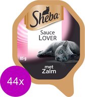 Sheba Alu Lovers Zalm - Kattenvoer - 44 x 85 g