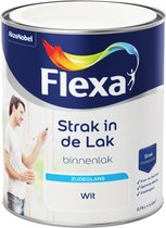 Flexa Strak in de Lak - Watergedragen - Zijdeglans - Wit - 750 ml
