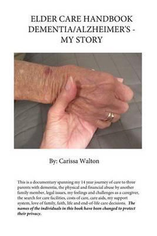 Elder Care Handbook - Dementia/Alzheimer's - My Story - cover