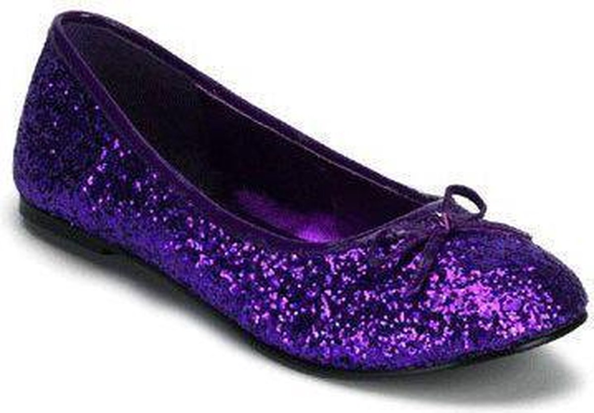Paarse ballerina schoenen met glitters 40 | bol.com