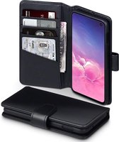 Samsung Galaxy S10e Bookcase hoesje - CaseBoutique - Effen Zwart - Leer