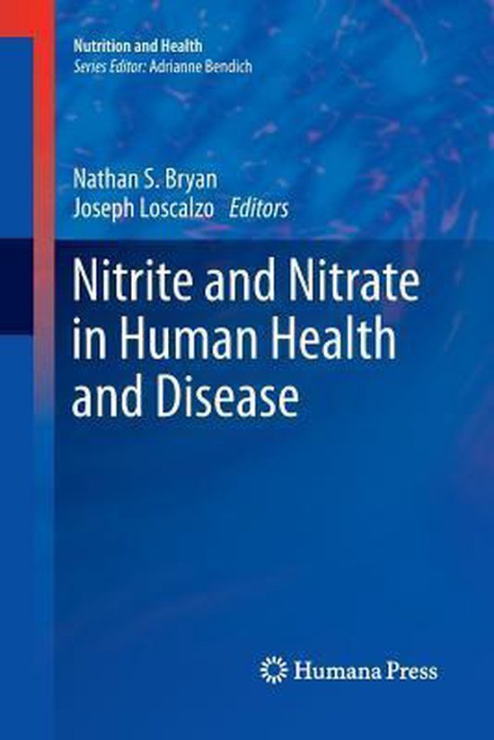Nutrition and Health- Nitrite and Nitrate in Human Health an ... - cover
