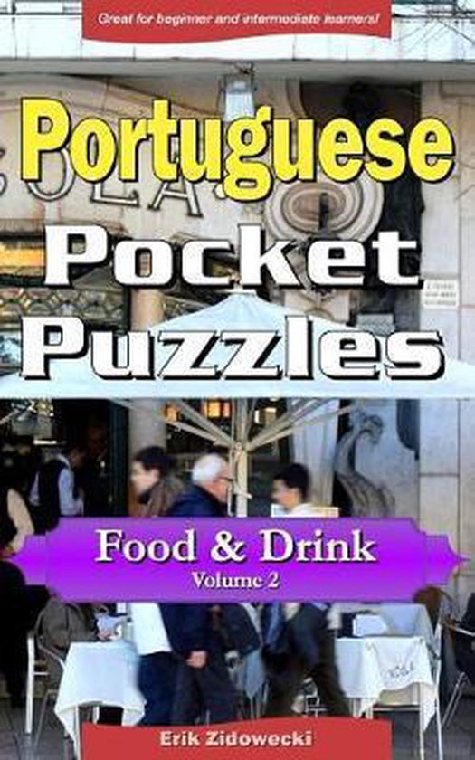 Portuguese Pocket Puzzles - Food & Drink - Volume 2 - cover