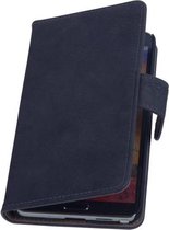 Samsung Galaxy Note 3 Neo - Hout Grijs Booktype Wallet Hoesje