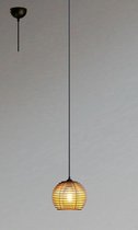 Lion Design - Model Alpha - Hanglamp - Ø19 - Hout - Zwart snoer