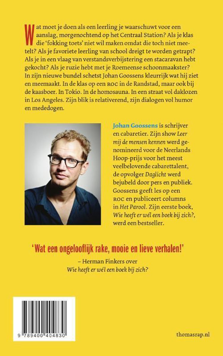 Jongens, ik wil nu toch écht beginnen - back cover