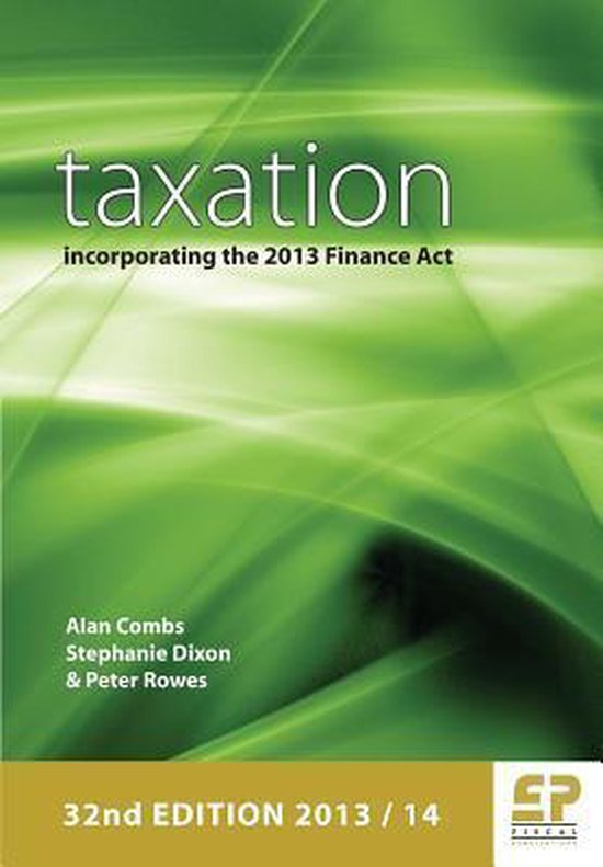 Taxation: Incorporating the 2012 Finance Act - cover