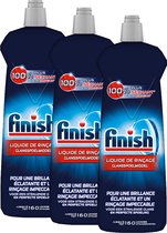 Finish Glansspoelmiddel Regular Vaatwasmiddel - 3x 160 Afwasbeurten - 3x 800 mL - Voordeelverpakking
