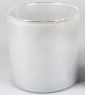 Rasteli Waxinelichthouder Glas Grijs  D 15 cm H 15 cm