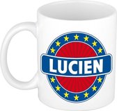 Lucien  naam koffie mok / beker 300 ml  - namen mokken