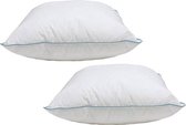 Klaas Vaak Pillow Set (2 Pieces) - Oreiller pointu - Dreampearls - 60x60 cm (BE) - Wit