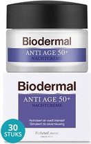 Biodermal Anti Aging 50+ NachtCreme Anti Rimpel Creme Huidveroudering Rimpels Voorkomen