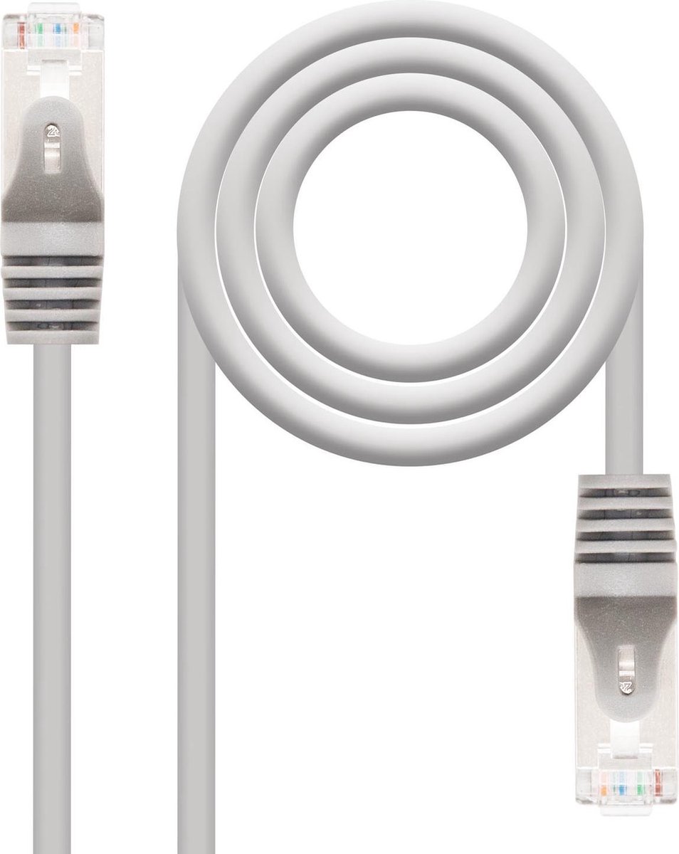 UTP Category 6 Rigid Network Cable NANOCABLE 20m Cat6e Grey