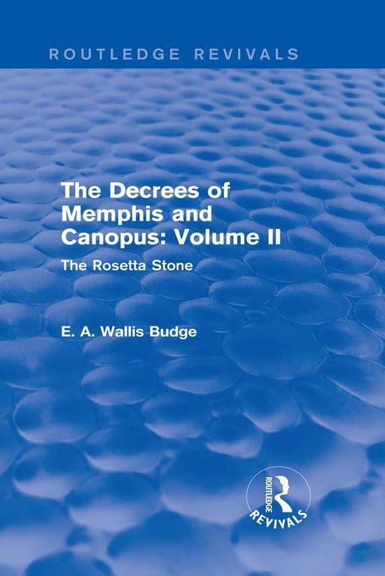 The Decrees of Memphis and Canopus - cover