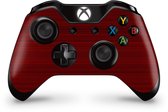 Xbox One Controller Skin Brushed Rood Sticker