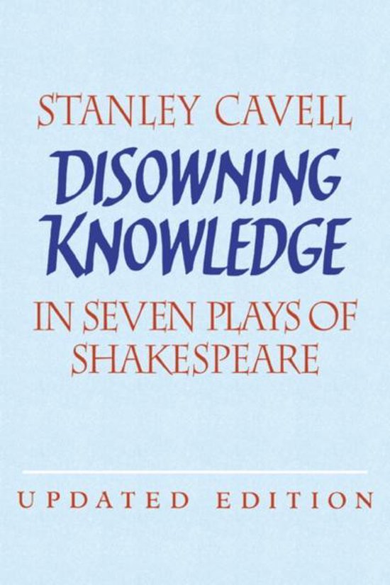 Disowning Knowledge - cover