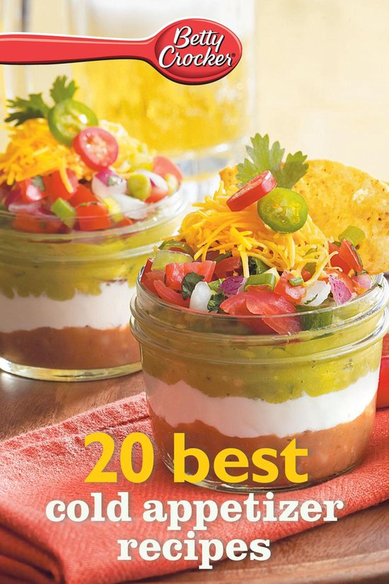 Betty Crocker 20 Best Cold Appetizer Recipes - cover