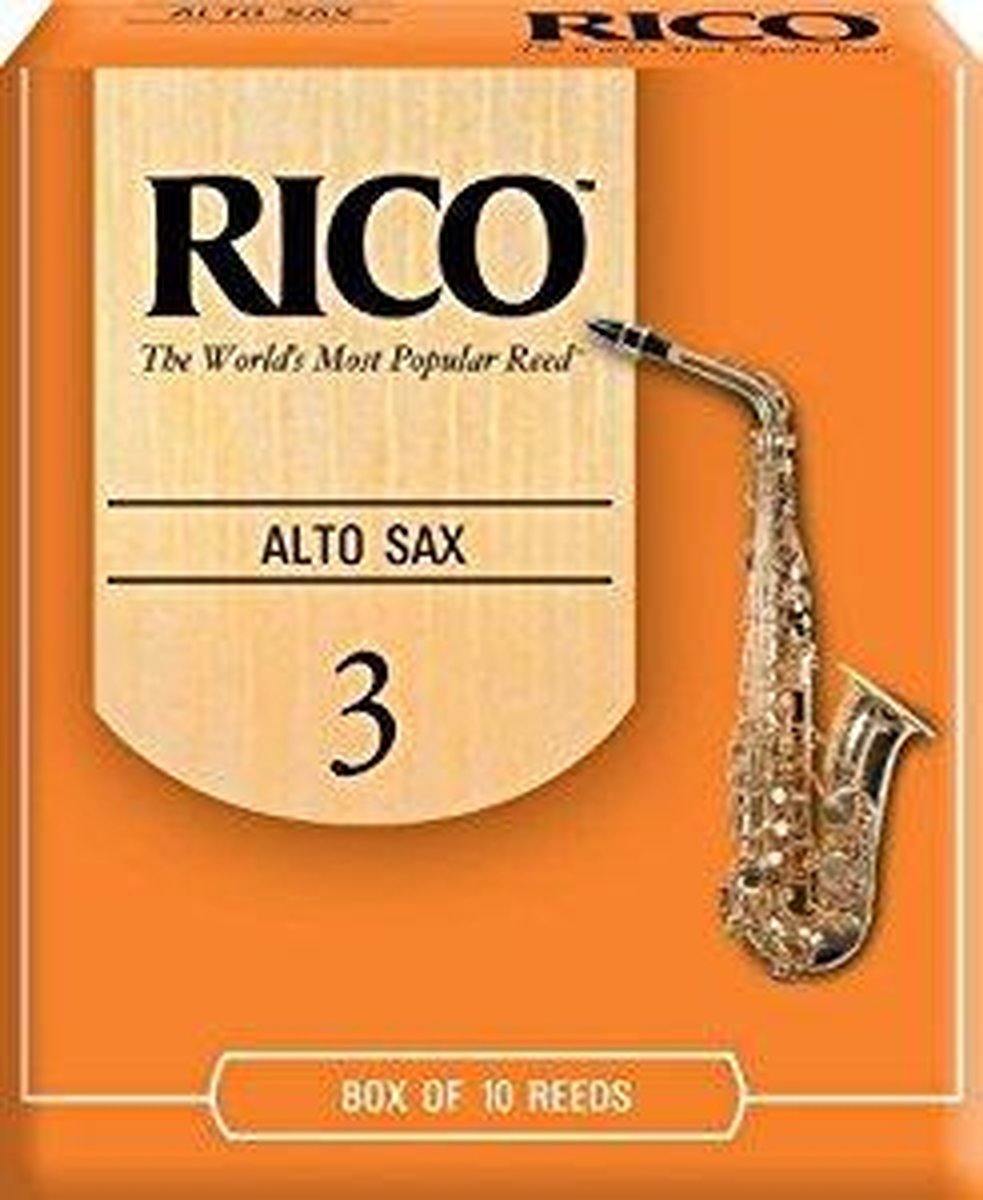 D'Addario Woodwinds Altsax 3 doos met 10 rieten - Riet voor altsaxofoon