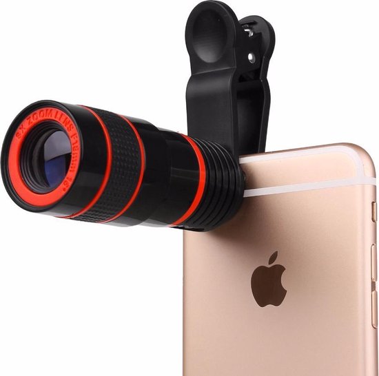 Clip-On Smartphone Zoom Lens - iPhone - iPhone - Téléphone portable Caméra  Télescope