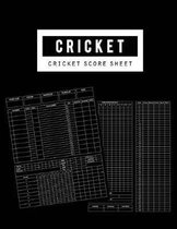 Cricket Score Sheet