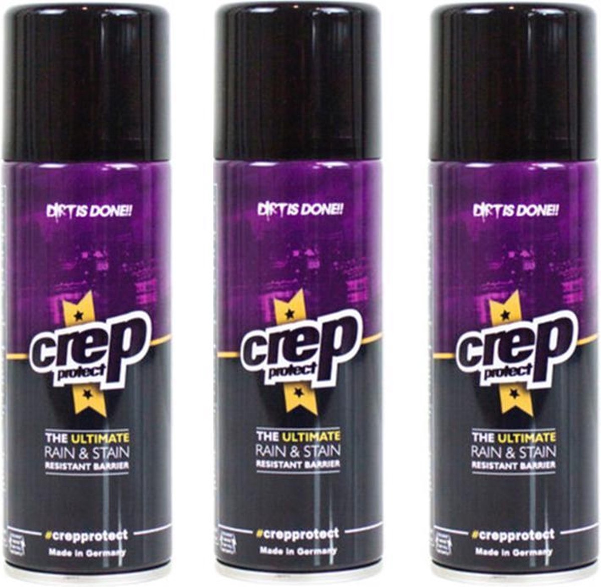3x Crep Protect 200ml Spray Voordeelverpakking: Vuil- en waterwerend - Crep Protect