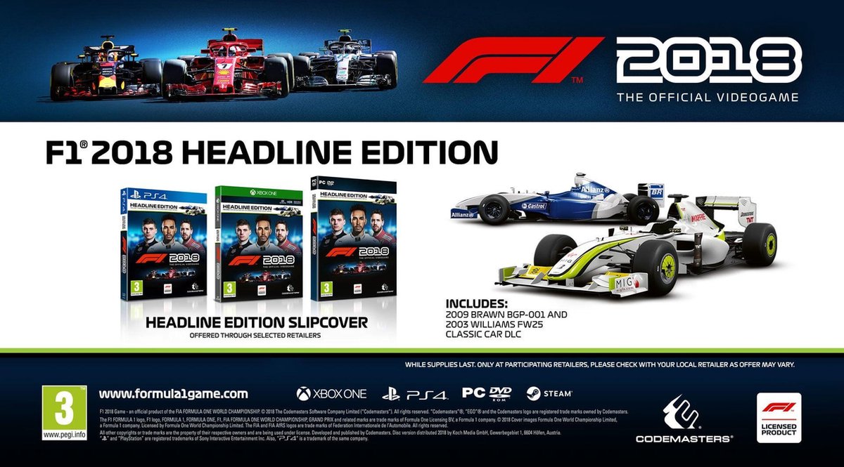 Formula 1 hot sale 2018 xbox one