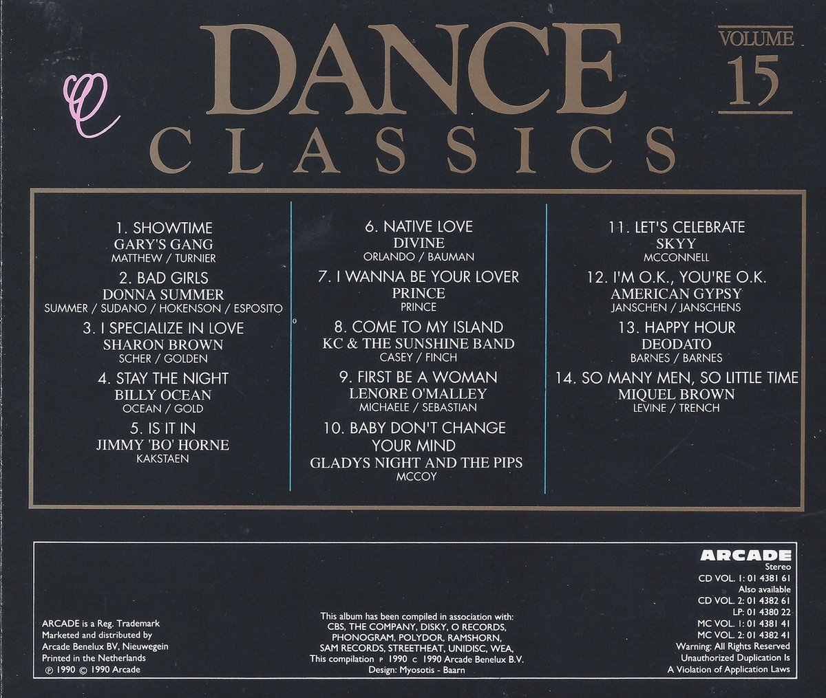 Dance Classics Volume 15, Various CD (album) Muziek bol