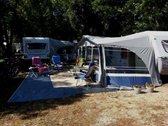 tentzeil bescherming - gronddoek - tentdoek - campingdoek - 8 x 4.80 mtr / 130 gr p/m²