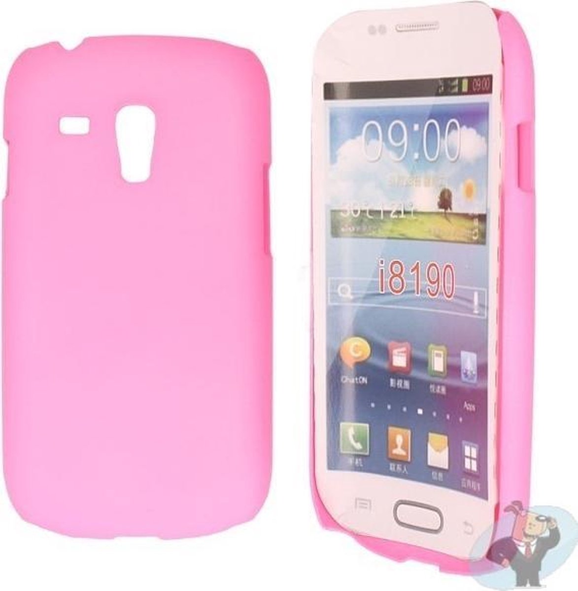 Samsung Galaxy S3 Mini Value Edition Hard Case Hoesje - Special Mat Roze