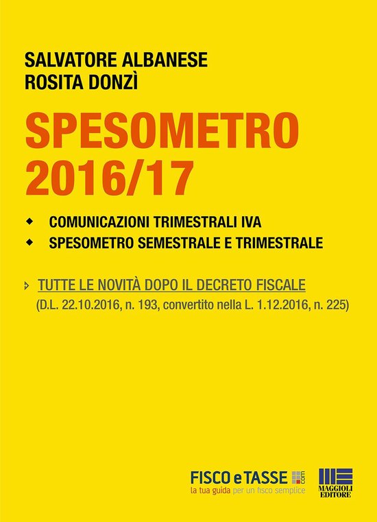 Spesometro 2016/2017 e Comunicazioni Iva - cover