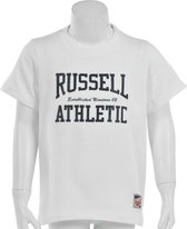 Russell Athletic  - Crew Short Sleeve - Russell Athletic Kindershirts - 140 - Wit