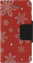 Mjoy Funline Flowers Iphone 5/5s Rood/wit