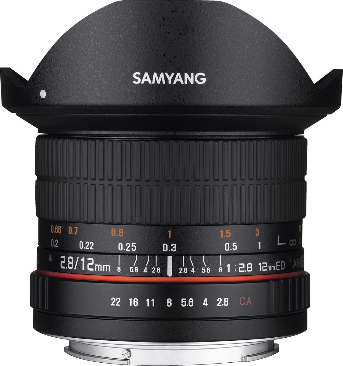 Samyang 12mm F2.8 Ed As Ncs Fisheye - Prime lens - geschikt voor Fujifilm X