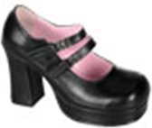 Demonia Lage schoenen -39 Shoes- GOTHIKA-09 US 9 Zwart