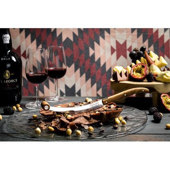 Ensemble de couteaux à fromage Style de Vie Laguiole Luxury Line - 3 pièces - Bois d'olivier