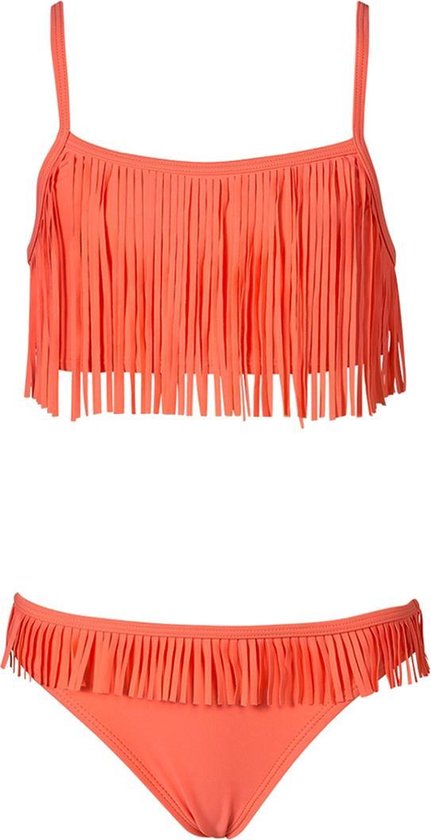 Leeds Sociaal Aanpassen Shiwi - Meisjes Fringe Bikini Soft Neon Oranje - 152 | bol.com