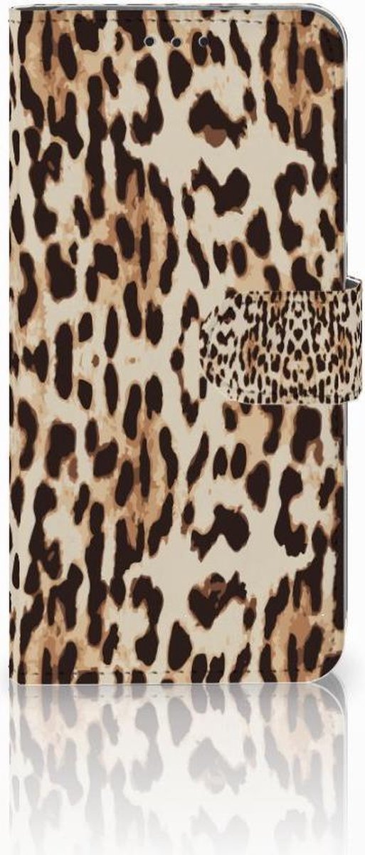 Samsung Galaxy S10 Plus Telefoonhoesje met Pasjes Leopard