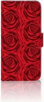 Motorola Moto G7 | G7 Plus Uniek Bookcase Hoesje Red Roses