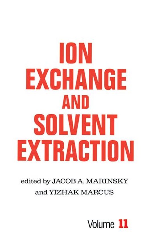 Ion Exchange and Solvent Extraction Series - Ion Exchange an ... - cover