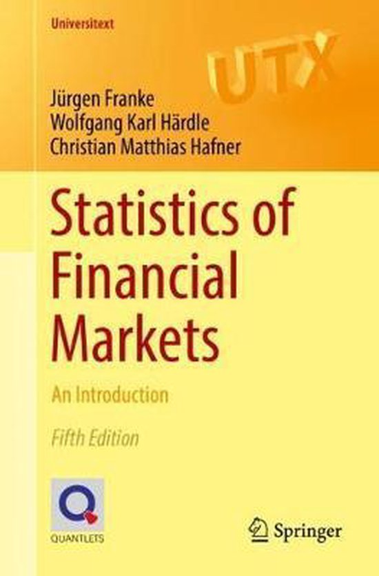 Statistics of Financial Markets - cover