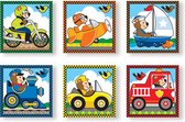 Melissa & Doug - Vehicles Blokken Puzzel