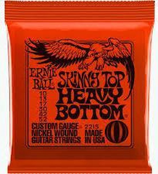 Foto: Ernie ball 2215 skinny top heavy bottom 010 052 snarenset