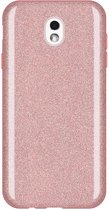 Samsung Galaxy J5 2017 Hoesje - Glitter Back Cover - Roze