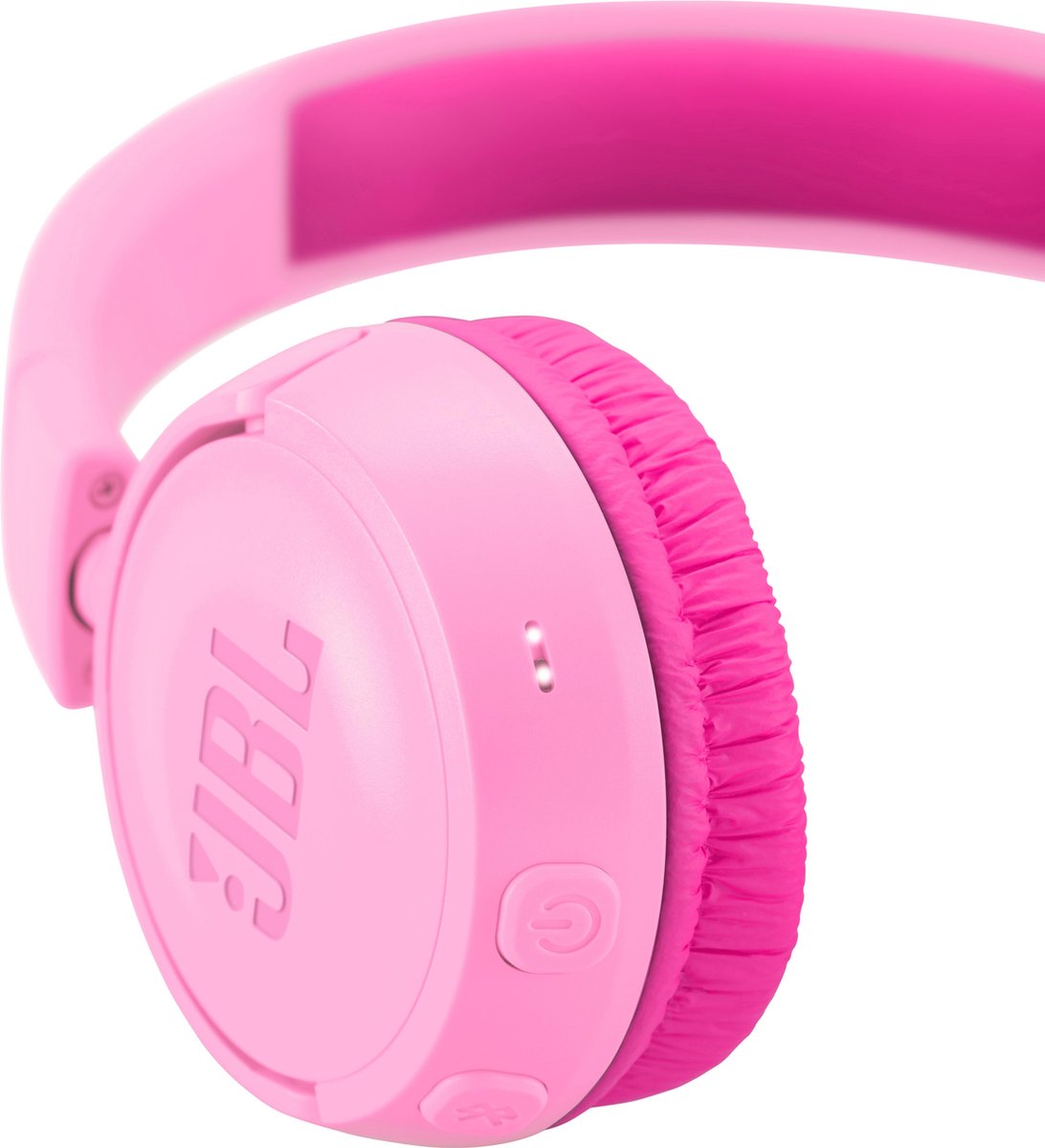 JBL JR300BT Roze - Draadloze on-ear kids koptelefoon | bol.com