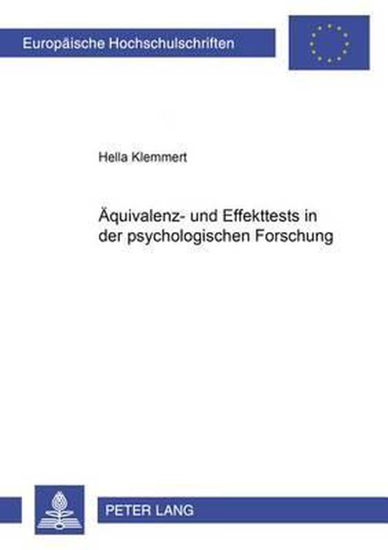 Europaeische Hochschulschriften / European University Studie ... - cover