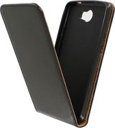 CaseBoutique Huawei Y5 II hoesje zwart leer