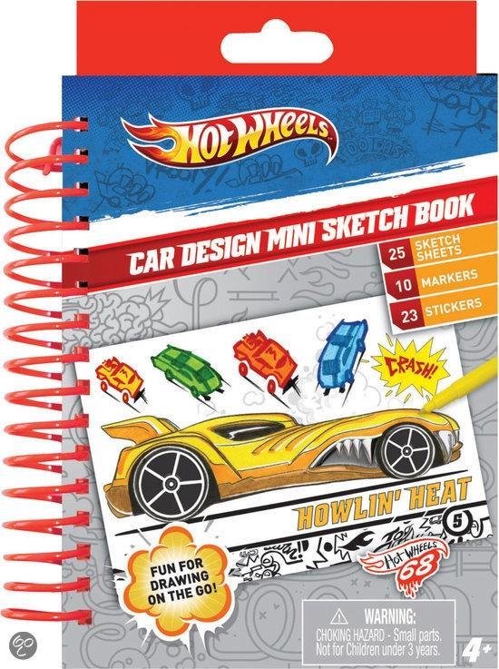 Hot Wheels Car Design Mini Sketch Book
